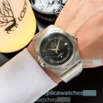 Copy Omega Double Eagle Watch Stainless Steel Black Dial 42mm